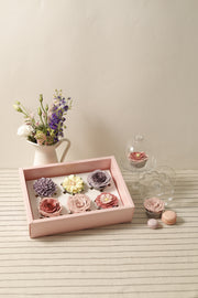 Floral Cupcake Basket