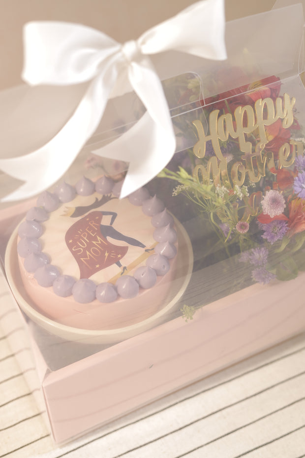Bento Cake with Flowers