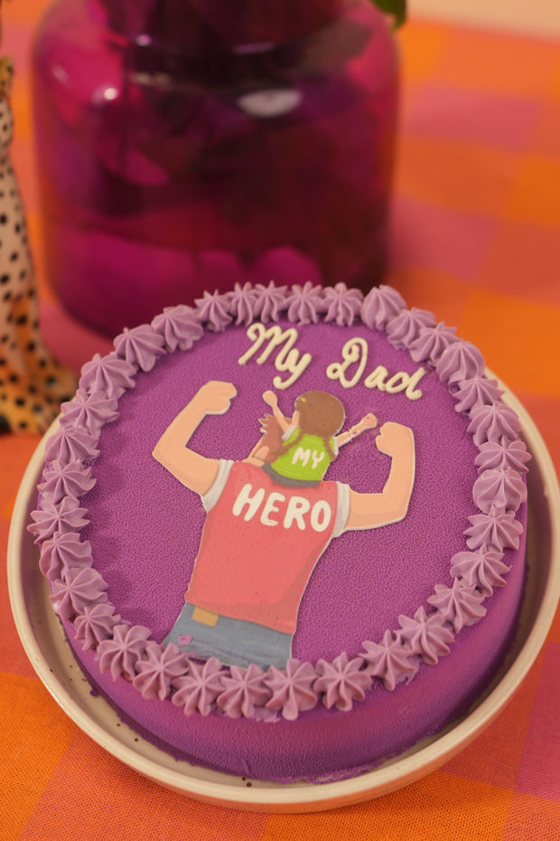 My Dad My Hero-Bento Cake